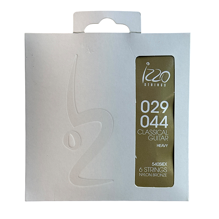 Encordoamento Para Violão Nylon Prata Tensão Alta By SG