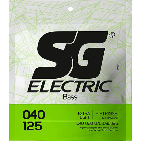 Encordoamento Baixo 5C 040 Niquel Exportação By SG