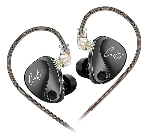 Fone De Ouvido In Ear Kz Castor Target No Mic Áudio Monitor