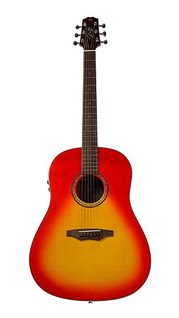 Violão Seizi Supreme Mirai Plus Okami Cherry Burst