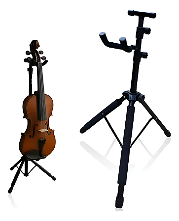 Suporte Portátil Para Violino e Arco Smart Sm-44 Preto