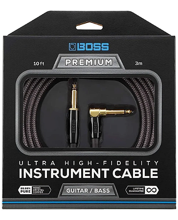 Cabo Premium P/ Instrumento Boss Instrumento BIC-P10A 1/4"