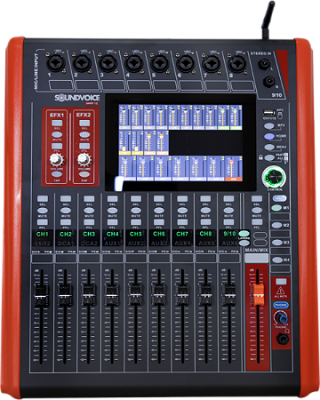 Mesa de Som Digital 12 Canais SHIFT-12 Soundvoice