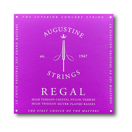 Cordas Augustine Regal Blue REGBLU Violão Nylon Tensão Alta