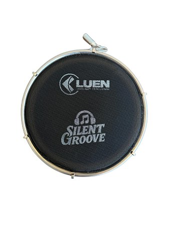 Tamborim Luen 12” Formica 6 Afin Pele Silent Groove Preto