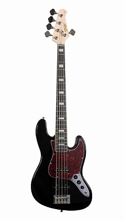 Contrabaixo Seizi Jazu Jazz Bass 5 Cordas Black