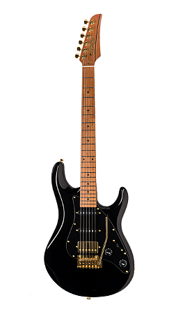 Guitarra Seizi Katana HSS Ghost Black Gold