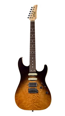 Guitarra Seiz Katana Hashira HSS Cappuccino Maple