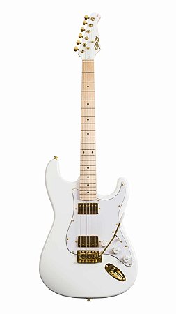 Guitarra Seizi Vintage Ronin Stratocaster HH White Gold