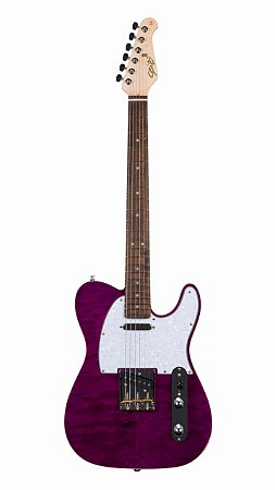 Guitarra Telecaster Seizi Vintage Saitama Plus Quilted Purple