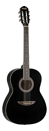 Outlet Violão Acústico Aço Tagima Memphis Clássico Preto