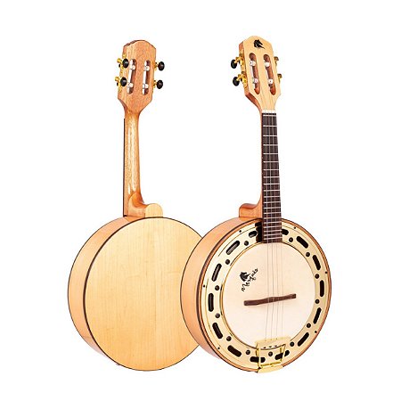 Banjo Eletroacústico Passivo Maple Com Aro Dourado Marquês