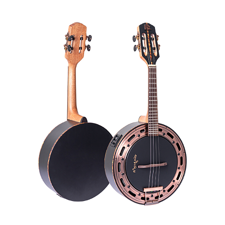 Banjo Eletroacústico Ativo Preto-Rosé Marquês