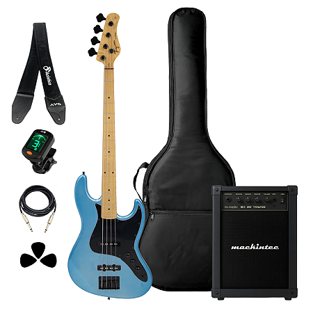 Kit Baixo 4C Tagima JB TW-73LPB + Acessórios + Amplificador