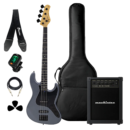 Kit Baixo 4C Tagima JB TW73-MDSV + Acessórios + Amplificador