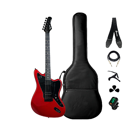 Kit Guitarra Tagima Jazzmaster Smart-HCA + Acessórios