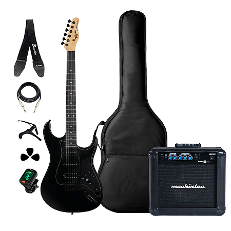Kit Guitarra Tagima Duo Smart-S + Acessórios + Amplificador