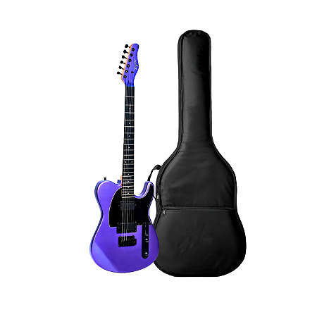 Kit Guitarra Telecaster Tagima TW-88 Purple Sparkle + Capa