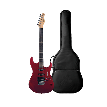Kit Guitarra Tagima Strato TG-510CA Candy Apple Red + Capa