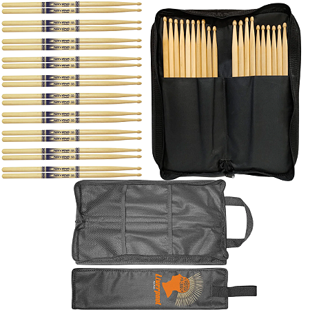 10 Pares Baqueta Liverpool Nirvana Eco Bio 5b Ni5bm + Bag