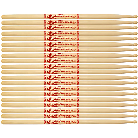 10 Pares Baqueta Liverpool Nirvana Eco Bio 5a Pta M Ni5am