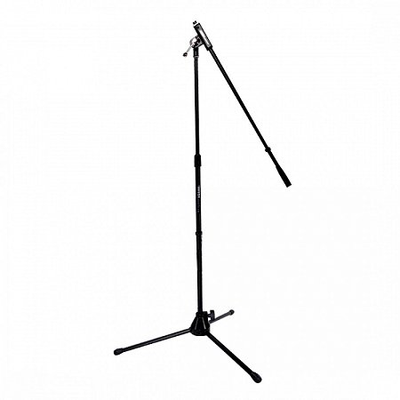 Pedestal Microfone Girafa Telescópico Aweda Ams-4121tb Preto