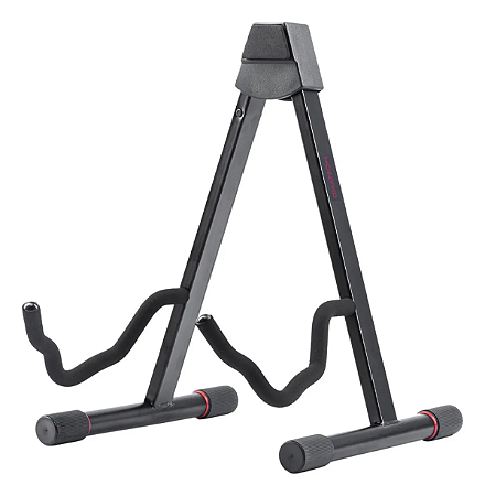 Suporte Guitarra Ajustável Aweda Ags-20g Solo G Preto