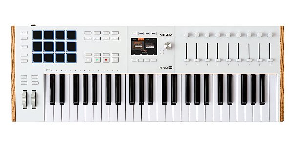 Teclado Controlador MIDI Arturia KeyLab 49 Teclas Mk3 Branco