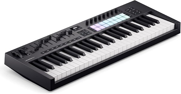 Teclado Controlador Novation Launchkey Mk4 49 Teclas Preto