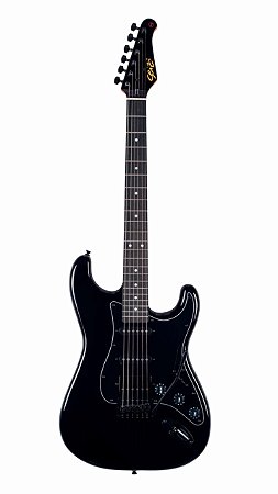 Guitarra Strato Seizi Vintage Budokan Hss All Black Preto