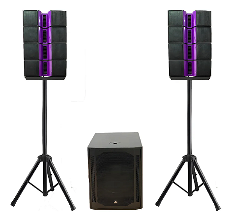 Caixa Amplificada de 18 Pol Torre Ativo Waldman L2-18164