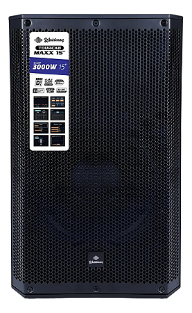 Caixa Amplificada Ativa Waldman TC-3000 Maxx 15 750w Rms