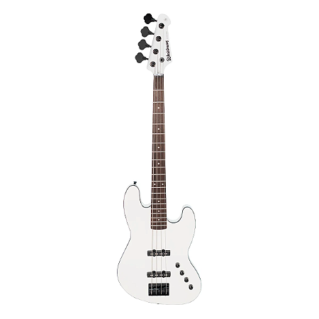 Contrabaixo Jazz Bass Atv 4 Cordas Waldman GJJF350AWH Branco