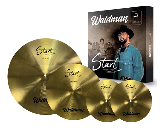 Kit Pratos Waldman Start Bateria 14/16/20 Cleverson Silva