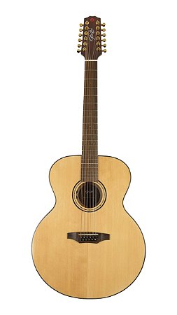 Violão Aço Seizi Supreme Godzilla 12 Spruce Natural Gloss