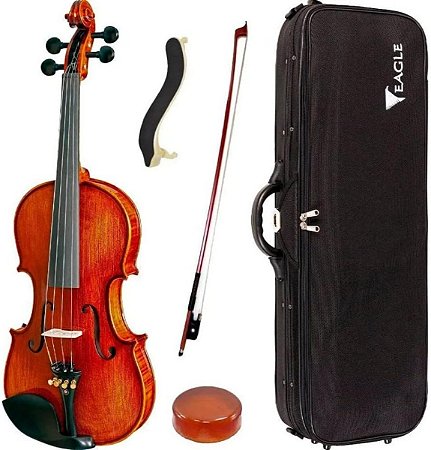Violino Eagle Vk544 4/4 Envelhecido Com Case Breu E Arco