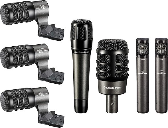Kit 7 Microfones de Bateria Audio-Technica Artist ATM-DRUM7