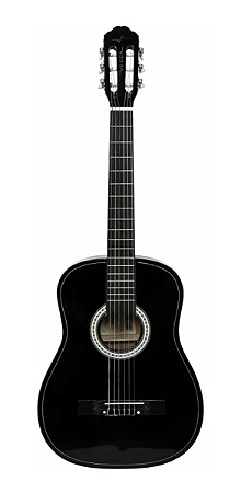 Violão Clássico Vogga VCA104NBK Nylon 6 Cordas Preto