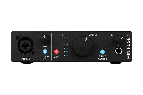 Interface De Áudio Usb Arturia Minifuse 1 Preto