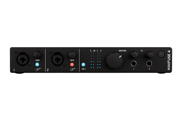 Interface de Áudio USB-C Arturia Minifuse 4 Preto