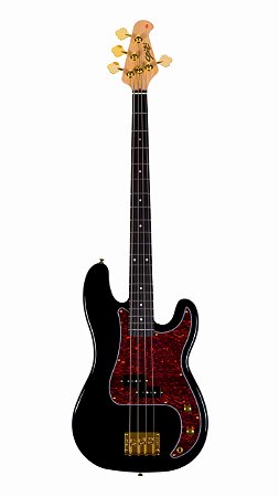 Contrabaixo 4 Cordas Seizi Seido Precision Bass Black Gold