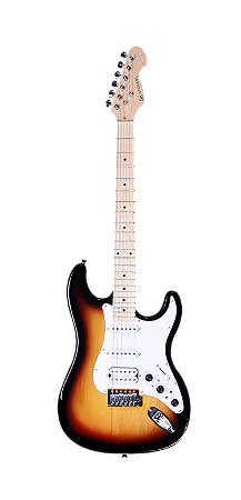 Guitarra Michael Rocker Strato Com Efeitos GMS250 Sunburst