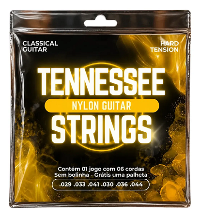 Encordoamento Violão Nylon Tensão Pesada Tennessee Liverpool