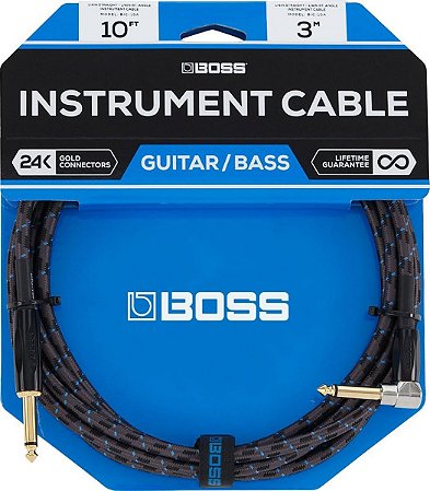 Cabo Para Interligação de Instrumento P10-P10L Boss  BIC-10A