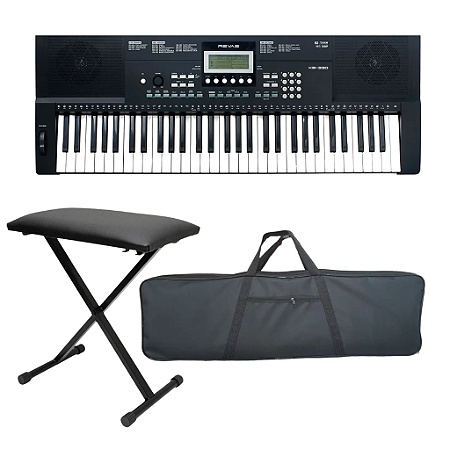 Teclado Digital Roland Revas KB330 61 Teclas + Bag + Banco X