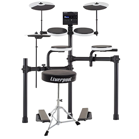 Bateria Eletrônica Compacta Roland Td-02k + Banco Liverpool