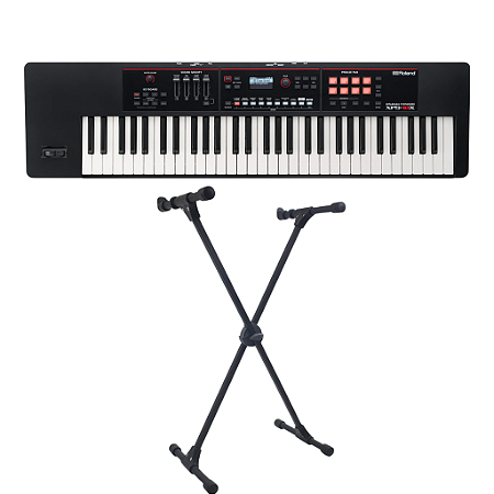 Teclado Sintetizador Roland Xps 10 Preto 61 Teclas + Suporte X