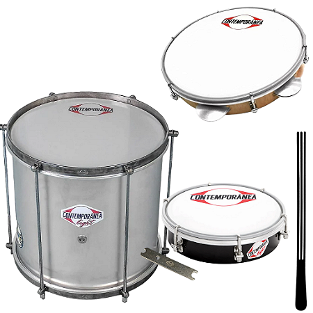 Repinique 12" 142LT + Pandeiro 10" + Tamborim Contemporânea