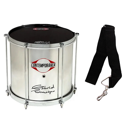 Repinique Contemporânea G. Policarpo Alumínio 12"+ Talabarte