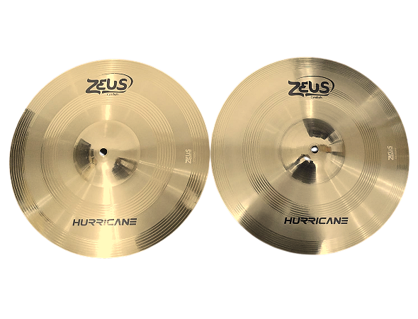 Prato Hi Hat 14 Polegadas Zeus Hurricane ZHNHH14 Liga B20